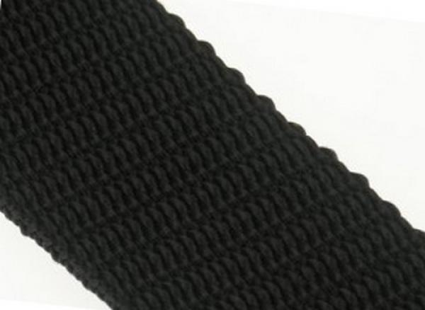 40mm Gurtband aus PP Farbe: schwarz Menge pro Einheit : 1 Meter