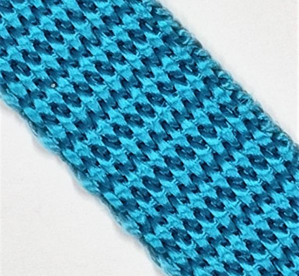 15mm Gurtband aus PP Farbe: türkis Menge pro Einheit : 2 Meter