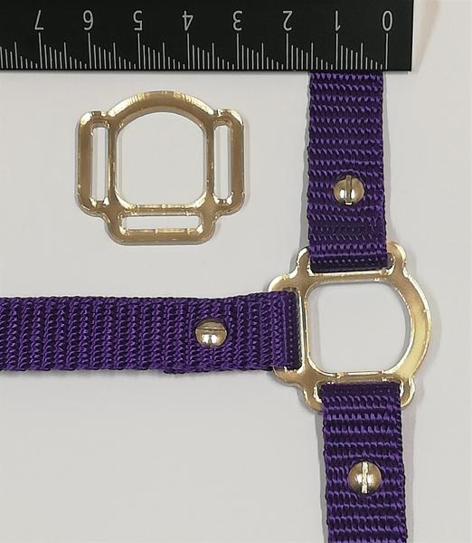 (HR-G14) 3s halter ring 17mm half round - GOLD 1 pair - made of Plexiglas® XT - lasered
