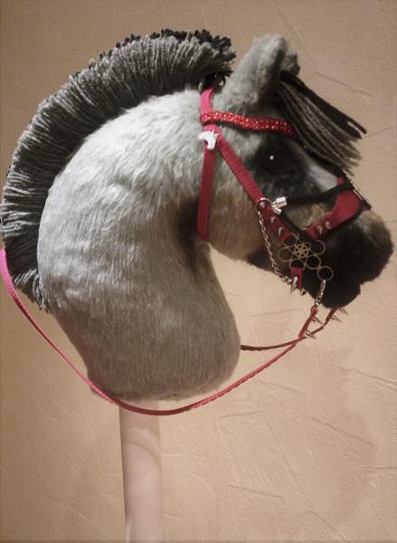 Norwegian fjord horse "Spike" size (A4+) with stick - with 100% filling unique - second-hand - origin : from Finland (Sold by order / commission sale )