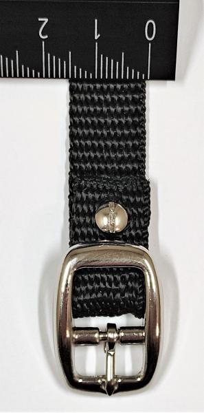 (DSR2) Doppelstegschnalle Rundkanten mit 13mm Durchlassbreite (bis 15mm) silber vernickelt