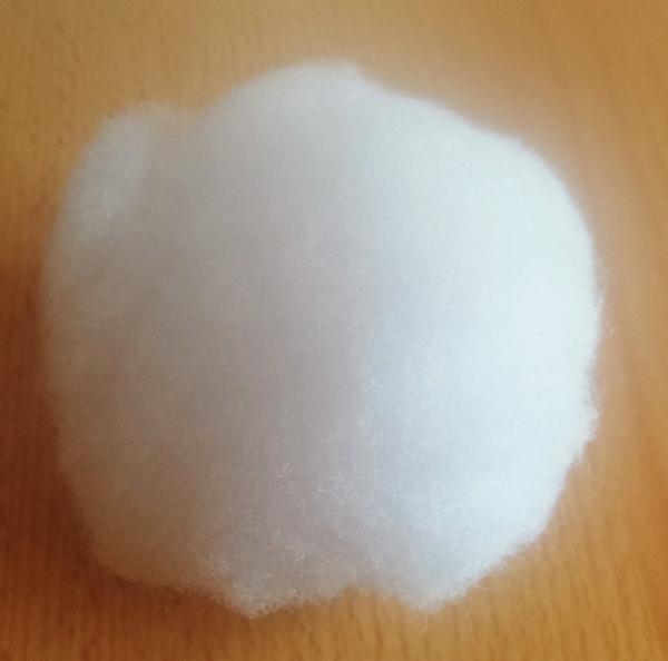 Feststopf Füllwatte 1kg Beutel - formstabil Farbe: weiß HobbyBest