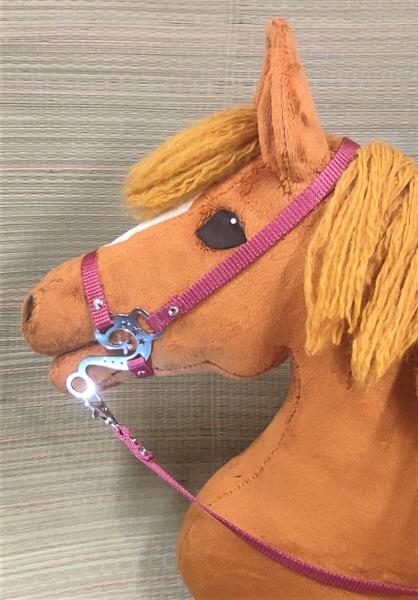 (HM-E1-Barock) Hackamore - "Baroque" for HH from A5 to A4+ / 1 pair = 2 pieces made of V2A stainless steel  highly polished