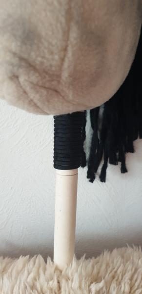 Dun horse - size (A4+) with (special-) stick - with 100% filling - unique - new - unused