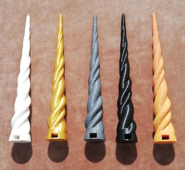 Unicorn for Hobby Horse - plastic - various colours
