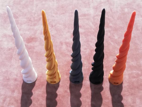 Unicorn for Hobby Horse - plastic - various colours