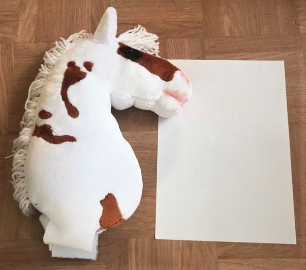Paint Horse Stute "Shilly" Größe (A4) ohne Stock mit 100% Füllung Unikat - Zustand : NEU