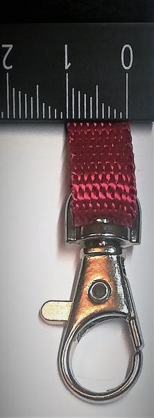 Karabinerhaken mit Wirbel halbrund matt silber