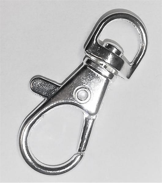 10 St. im Set kleine Karabinerhaken mit Wirbel halbrund ( 2x K1, 2x K2, 2x K4, 2x K6, 2x K7 ) metallisch, silber, kupfer, bronze, gold