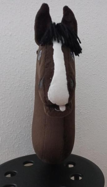 Deutsches Reitpony "Nelly" Größe (A4+) mit Stock - mit 100% Füllung + Zubehör Unikat - gebraucht - Ursprung : aus Deutschland  (Verkauf im Auftrag / Provisionsverkauf )