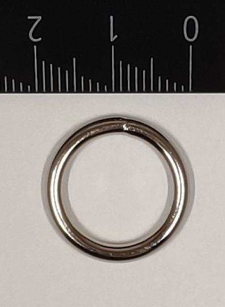 Round ring / O-ring silver nickel-plated AØ 19 mm IØ 14 mm Item no.: RR2