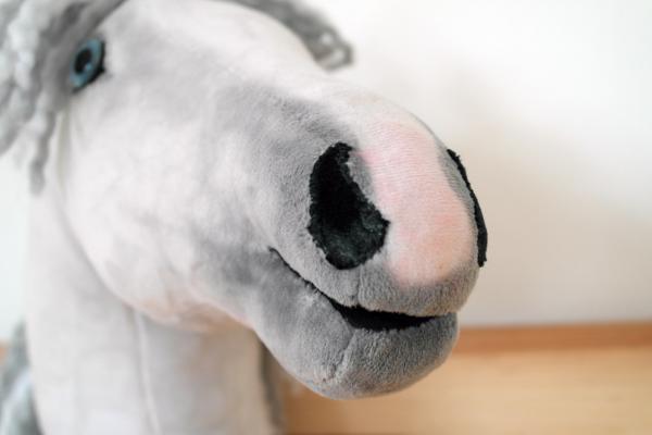 Apfelschimmel mit Blesse  Lieferung ohne Stock mit 100% Füllung Unikat - ungebraucht = neu (Verkauf im Auftrag / Provisionsverkauf )